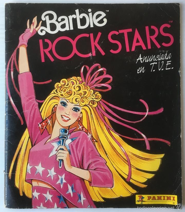 Collectable Incomplete Albums: ALBUM DE CROMOS. BARBIE ROCK STARS. PANINI. 1986. CASI COMPLETO.