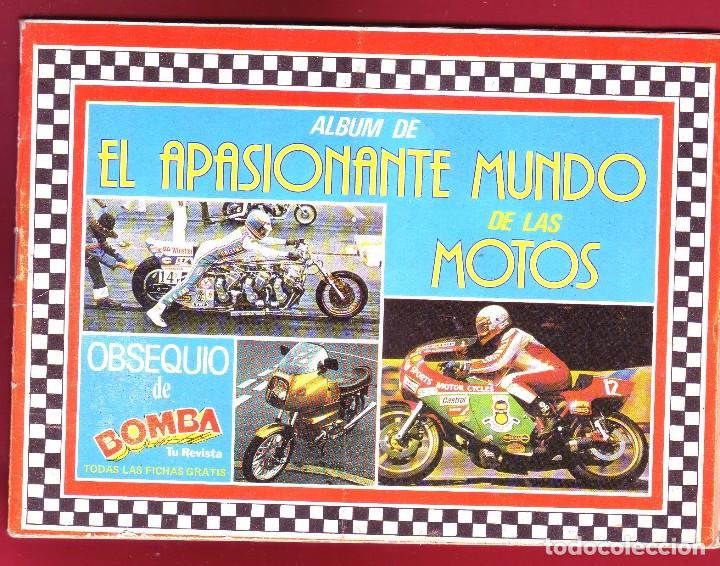 Collectable Incomplete Albums: BOMBA - ALBUM EL APASIONANTE MUNDO DE LAS MOTOS - FALTAN 40