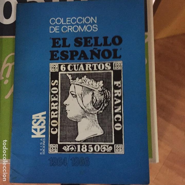Collezionismo Album: el sello espa&ntilde;ol 1964 1966 album con 125 cromos se venden sueltos