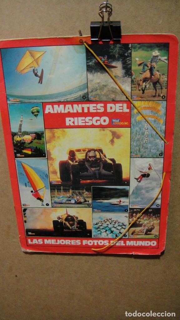 Coleccionismo &Aacute;lbumes: album carpeta de tele indiscreta amantes del riesgo , con tres faltas -