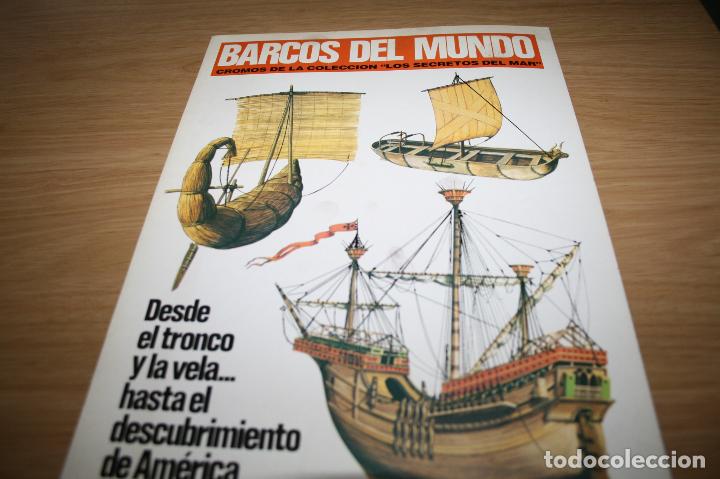Collezionismo Album: Album cromos barcos del mundo - VACIO - colecci&oacute;n los secretos del mar