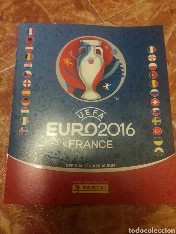 Colecionismo Cadernetas: &Aacute;lbum plancha, UEFA EURO 2016 FRANCE, PANINI, sin cromos, perfecto estado