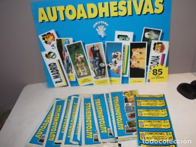 Collectionnisme Albums: ALBUM VACIO PLANCHA AUTOADHESIVAS MAS 11 SOBRES SIN ABRIR DE COMICROMO