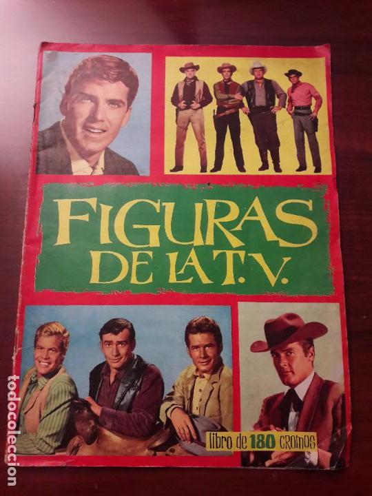 Collectable Incomplete Albums: ALBUM FIGURAS DE LA T.V.-EDITORIAL FHER-1965-INCOMPLETO-LIBRO DE 180 CROMOS