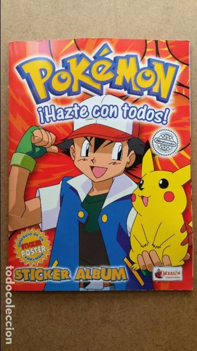 Collectionnisme Albums: Album pokemon, hazte con todos le faltan 54 cromos stickers de 240 ,nintendo con poster,1999