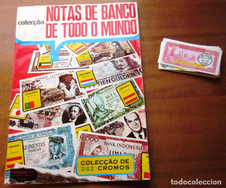Colecionismo Cadernetas: ALBUM DE CROMOS NOTAS DE BANCO DE TODO O MUNDO.