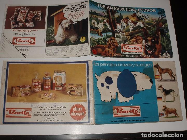 Colecionismo Cadernetas: ALBUM PANRICO TUS AMIGOS LOS PERROS Y SUS RAZAS Y ORIGEN DOS ALBUNES CON ROTURAS