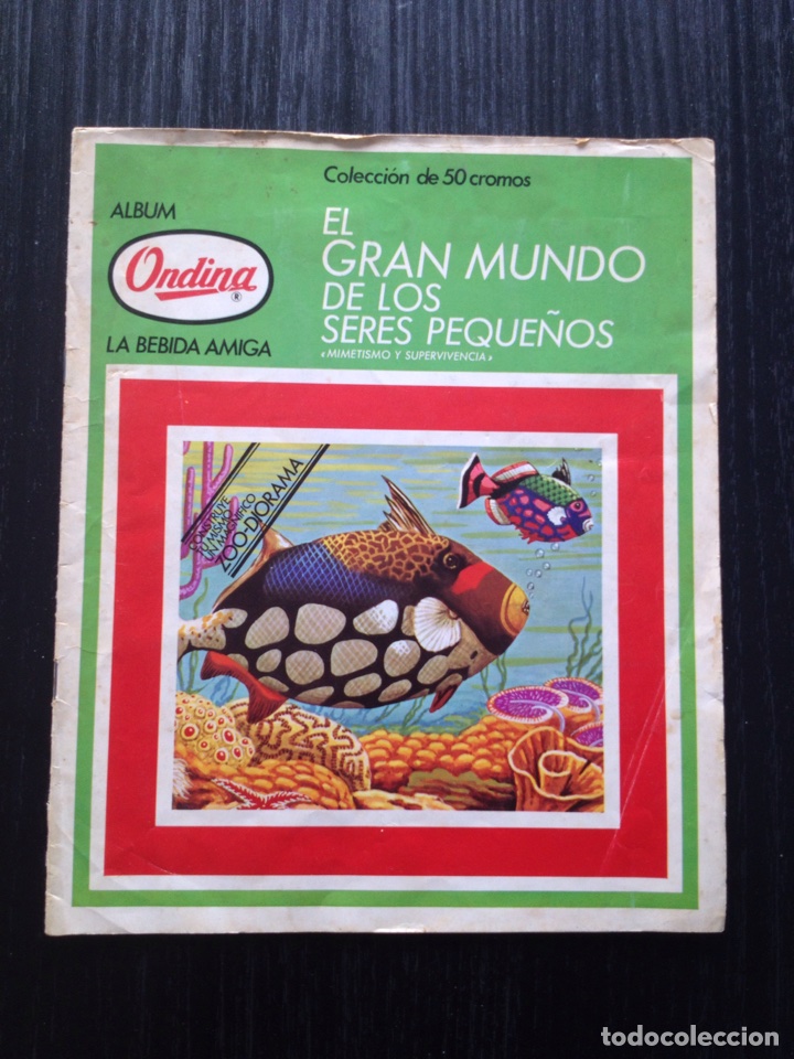 Coleccionismo &Aacute;lbumes: &Aacute;LBUM EL GRAN MUNDO DE LOS SERES PEQUE&Ntilde;OS. &Aacute;LBUM ONDINA. 1972. INCOMPLETO