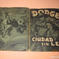 Coleccionismo Álbumes: ANTIGUO ALBUM * DODGE CIUDAD SIN LEY * DE LA EDITORIAL FHER - AÑO 1949