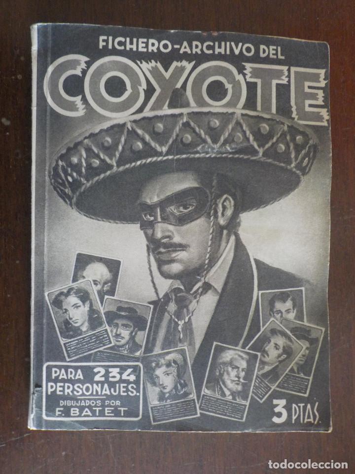 Collectionnisme Albums: FICHERO ARCHIVO DEL COYOTE