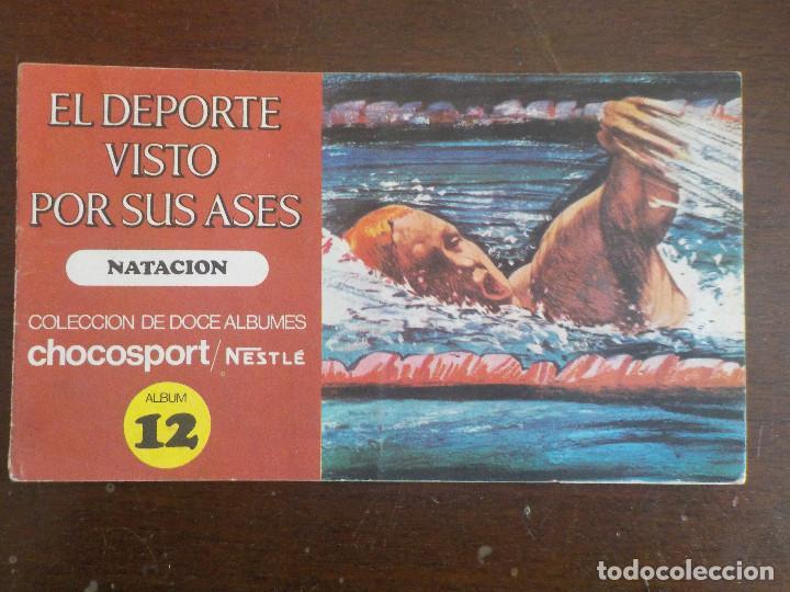 Collectionnisme Albums: EL DEPORTE VISTO POR SUS ASES 12 - NATACION . CHOCOLATES NESTLE