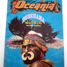 Coleccionismo Álbumes: ALBUM 1968 OCEANIA DUNKIN DUNKIRAMA GALLINA BLANCA. VER FOTOS. Lote 79229665