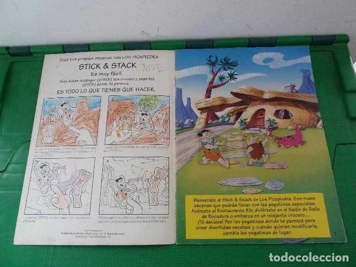 Coleccionismo &aacute;lbumes: LOS PICAPIEDRA - STICK & STACK - PANINI - Foto 2