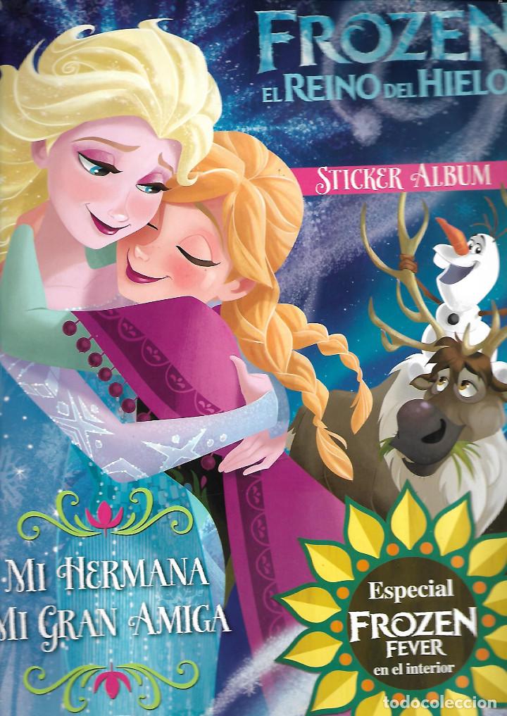 Collectable Incomplete Albums: PANINI.FROZEN EL REINO DEL HIELO.ALBUM CON 26 CROMOS