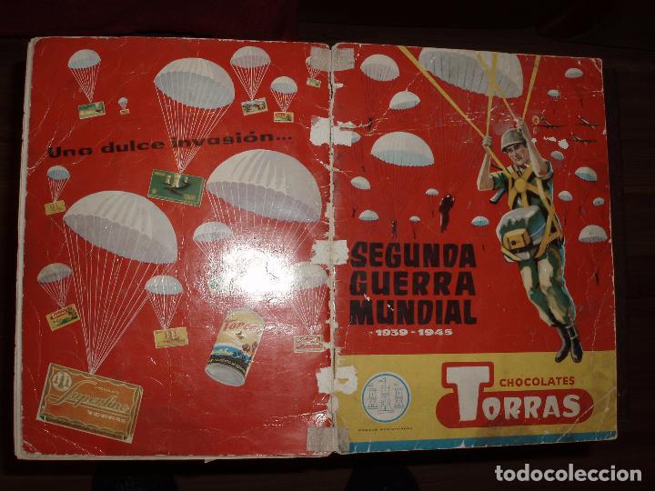 Collectable Incomplete Albums: TAPAS DEL ALBUM SEGUNDA GUERRA MUNDIAL CHOCOLATES TORRAS