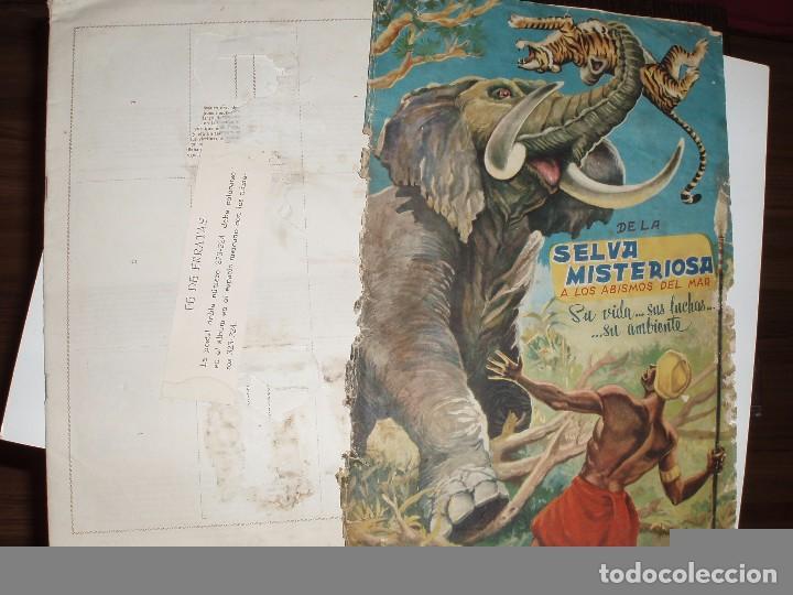 Collectable Incomplete Albums: ALBUM VACIO DE LA SELVA MISTERIOSA A LOS ABISMOS DEL MAR.MAL ESTADO,ROTO,FHER