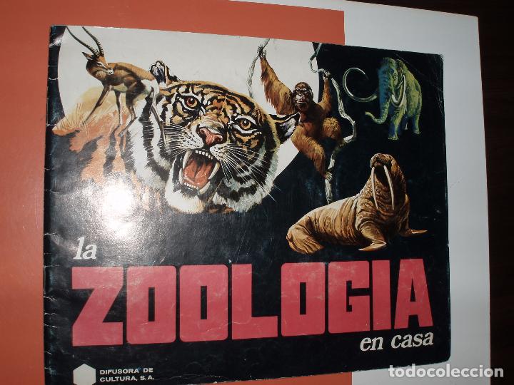 Coleccionismo &aacute;lbumes: ALBUM LA ZOOLOGIA EN CASA - Foto 1