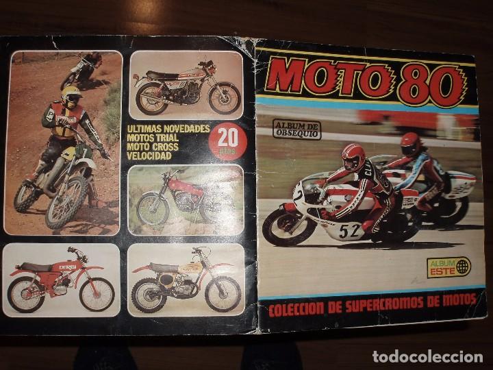 Collezionismo Album: ALBUM LA MOTO 80,EDICIONES ESTE,VACIO ,MAL ESTADO