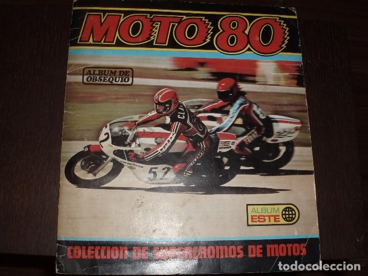 Collectionnisme Albums: ALBUM MOTO 80,EDICIONES ESTE,INCOMPLETO