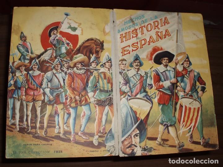 Collectable Incomplete Albums: TAPAS DEL ALBUM HECHOS FAMOSOS DE LA HISTORIA DE ESPA&Ntilde;A ,FHER