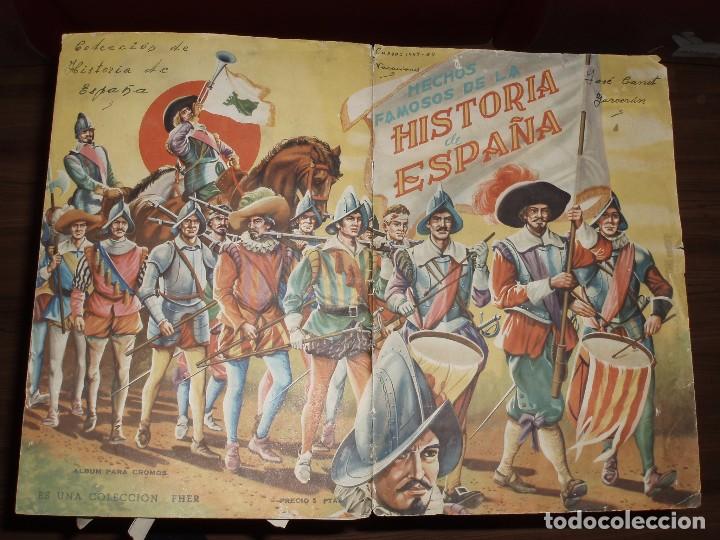 Colecionismo Cadernetas: TAPAS DEL ALBUM HECHOS FAMOSOS DE LA HISTORIA DE ESPA&Ntilde;A ,FHER