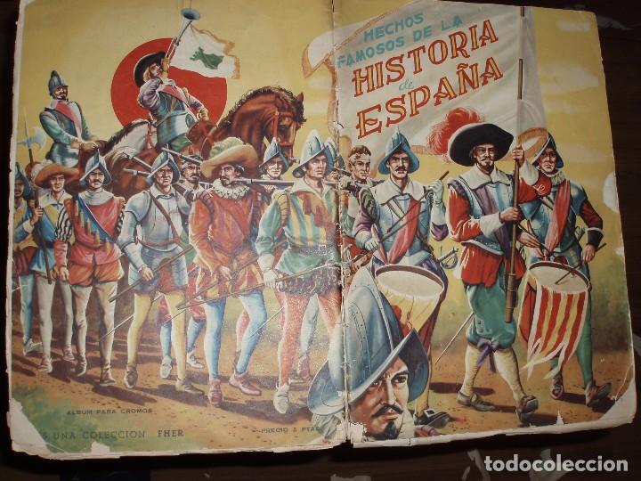 Collectable Incomplete Albums: TAPAS DEL ALBUM HECHOS FAMOSOS DE LA HISTORIA DE ESPA&Ntilde;A ,FHER