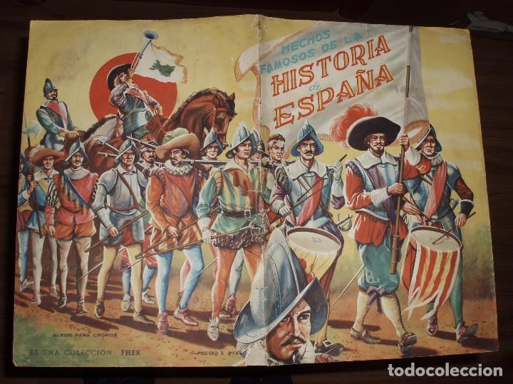 Colecionismo Cadernetas: TAPAS DEL ALBUM HECHOS FAMOSOS DE LA HISTORIA DE ESPA&Ntilde;A ,FHER