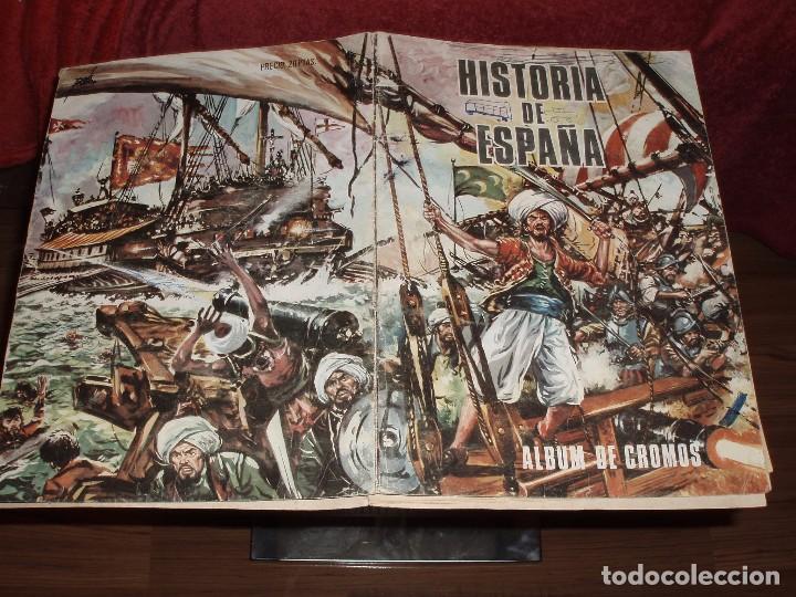 Colecionismo Cadernetas: ALBUM HISTORIA DE ESPA&Ntilde;A.PETRONIO,VACIO ,MAL ESTADO