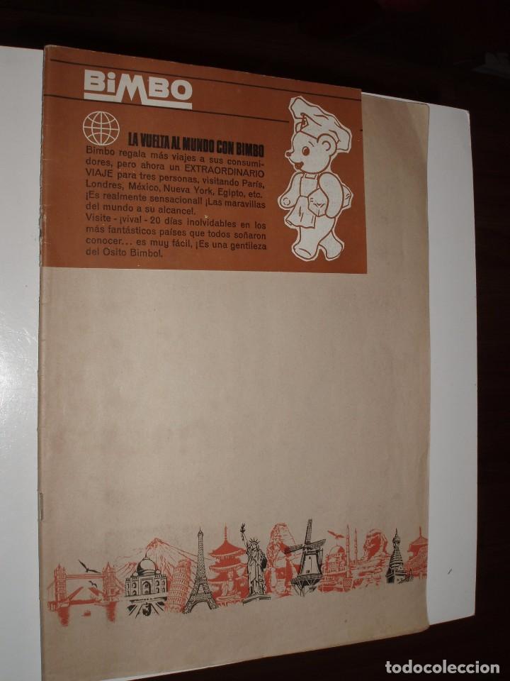 Collectionnisme Albums: ALBUM LA VUELTA AL MUNDO CON BIMBO,4 ALBUNES VACIOS MAL ESTADO