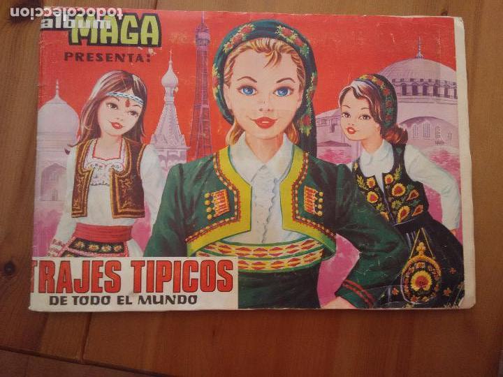 Coleccionismo &Aacute;lbumes: ALBUM MAGA PRESENTA TRAJES TIPICOS DE TODO EL MUNDO, MUY COMPLETO.