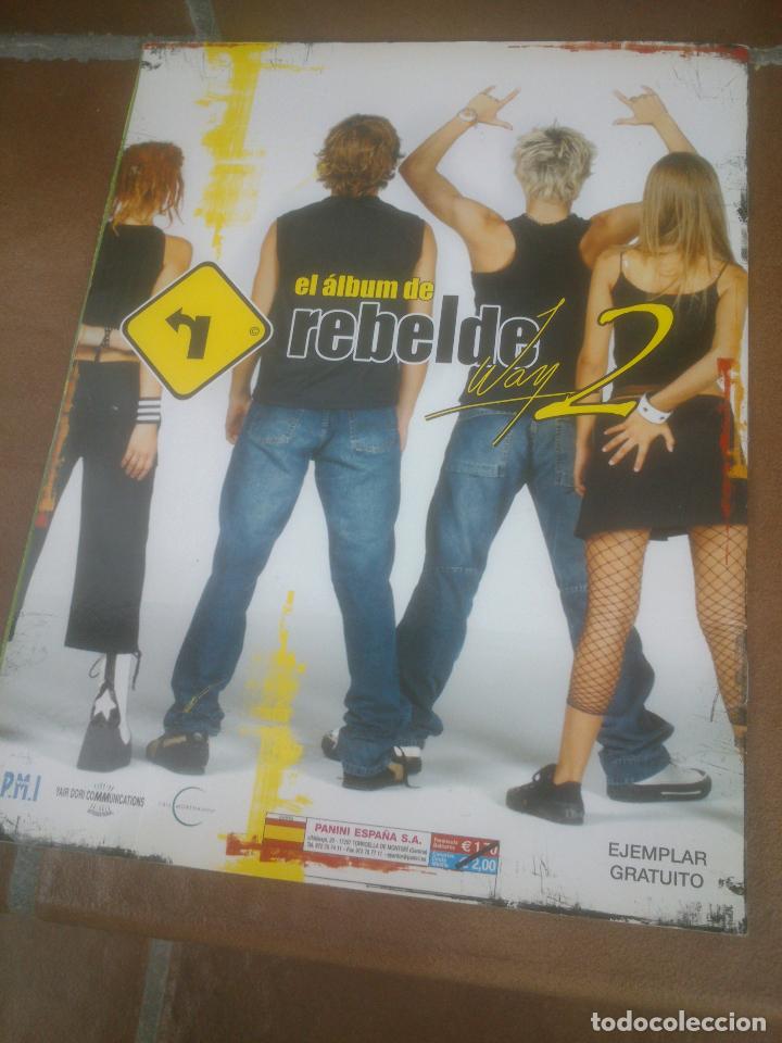 Coleccionismo &aacute;lbumes: ALBUM DE REBELDE.PANINI - Foto 2