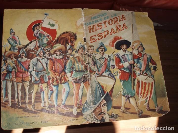 Collectable Incomplete Albums: TAPAS DEL ALBUM HECHOS FAMOSOS DE LA HISTORIA DE ESPA&Ntilde;A