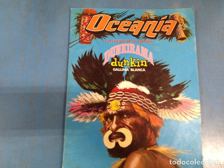 Collezionismo Album: ANTIGUO ALBUM CROMOS OCEANIA DUNKIRAMA DUNKIN GALLINA BLANCA