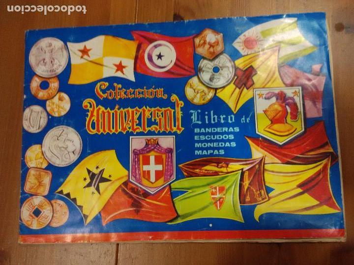 Collezionismo Album: &Aacute;lbum colecci&oacute;n universal banderas escudos monedas MAPAS -  Faltan unos 15 cromos