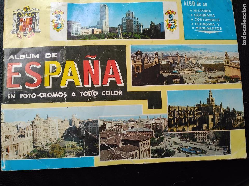 Colecionismo Cadernetas: &Aacute;lbum Espa&ntilde;a en foto-cromos, ed. Coled 1967 con 13 cromos