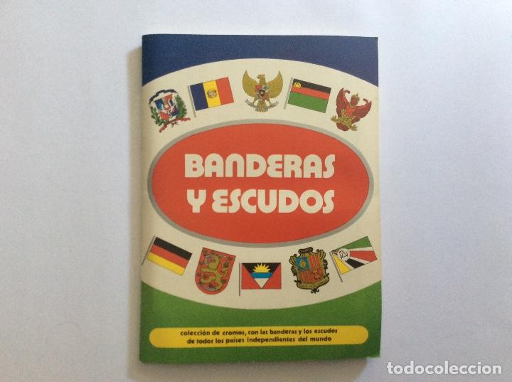 Collectable Incomplete Albums: &Aacute;LBUM CROMOS BANDERAS Y ESCUDOS + SOBRE VAC&Iacute;O