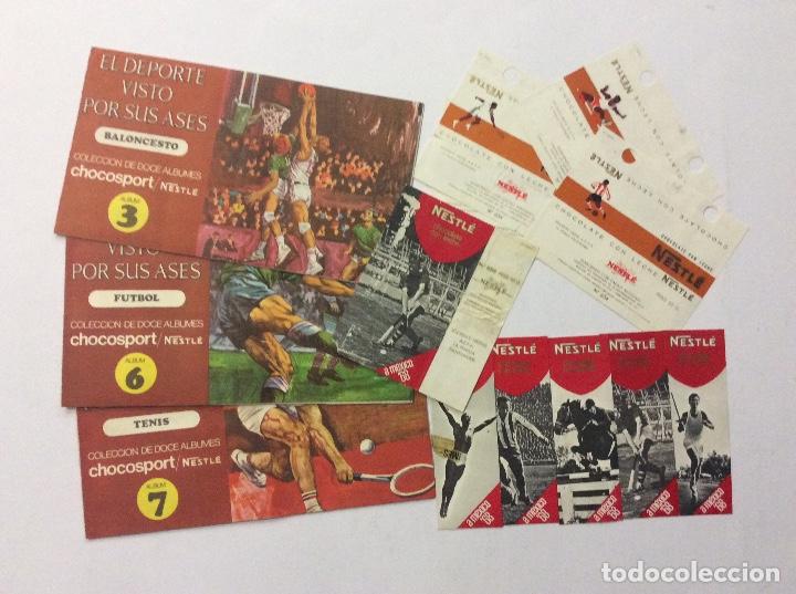 Coleccionismo &Aacute;lbumes: &Aacute;LBUM PACK EL DEPORTE VISTO POR SUS ASES &Aacute;LBUMES + ENVOLTORIOS + FICHAS