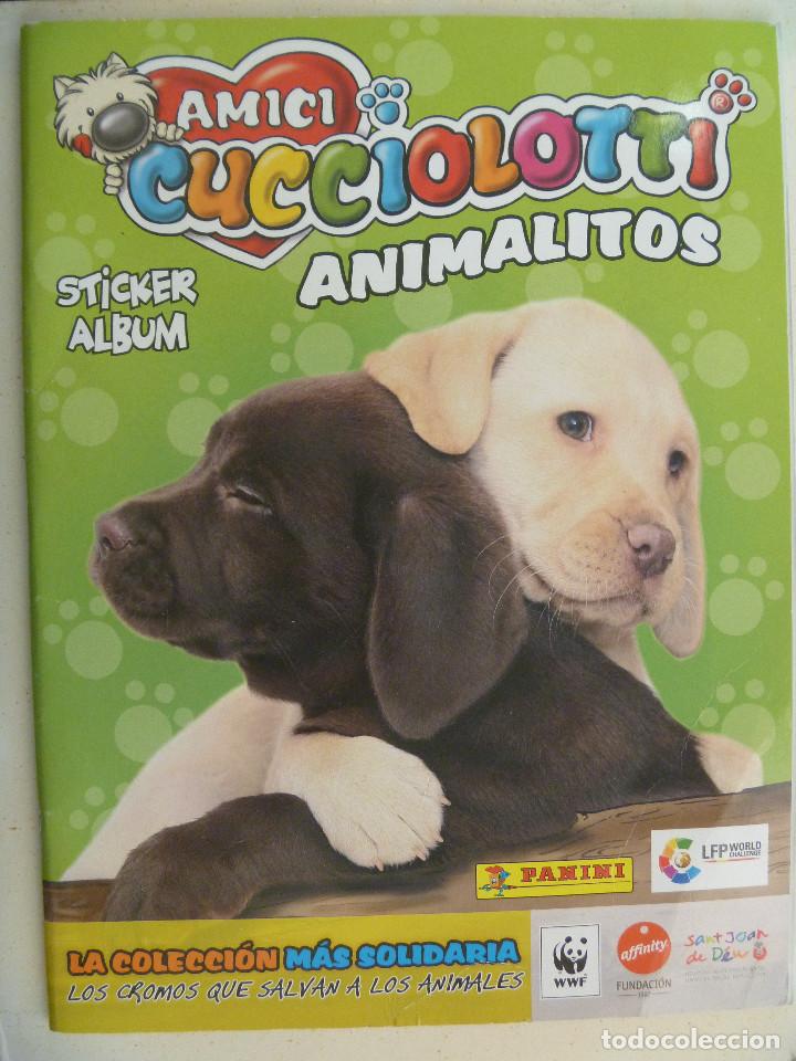 Collectionnisme Albums: ALBUM DE PANINI ANIMALITO ( CUCCIOLOTTI )  NUEVO CON 6 CROMOS PEGADOS