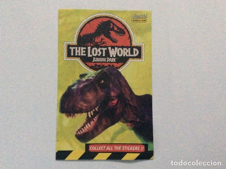 Collectionnisme Albums: &Aacute;LBUM THE LOST WORLD JURASSIC PARK DUNKIN CON 4 CROMOS