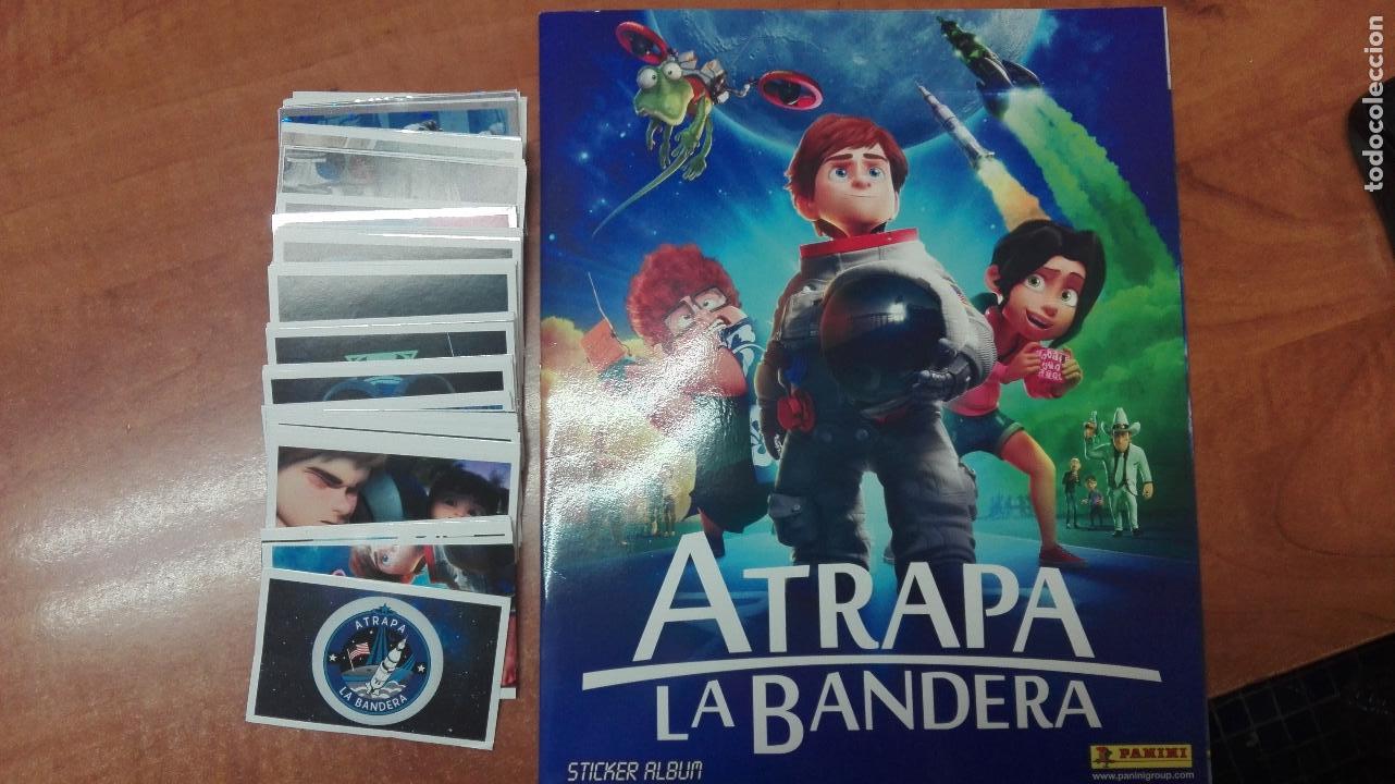 Collectionnisme Albums: ALBUM + 185 CROMOS SIN PEGAR DE ATRAPA LA BANDERA (PANINI)