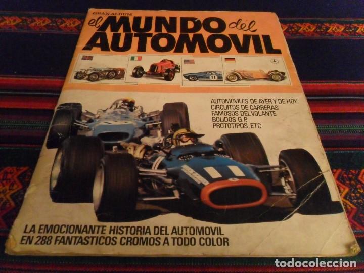 Collectionnisme Albums: CON LOS CUPONES. GRAN &Aacute;LBUM EL MUNDO DEL AUTOM&Oacute;VIL INCOMPLETO CON 119 CROMOS DE 288. BRUGUERA 1971.