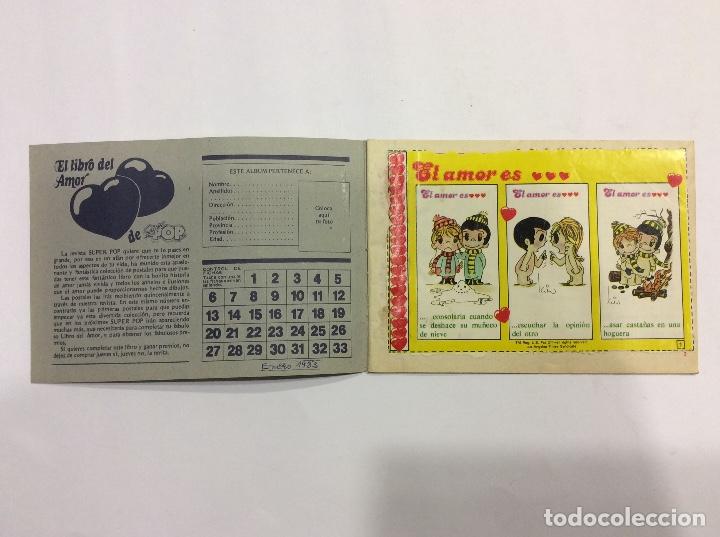 Coleccionismo &aacute;lbumes: EL AMOR ES... OBSEQUIO S&Uacute;PER POP - Foto 2
