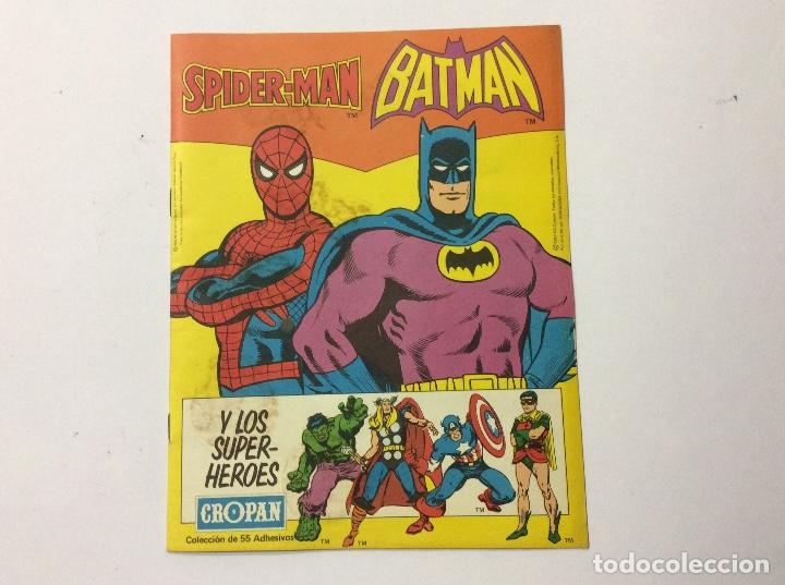Collezionismo Album: &Aacute;LBUM SPIDERMAN BATMAN Y LOS S&Uacute;PER-H&Eacute;ROES CROPAN A FALTA DE 2 CROMOS