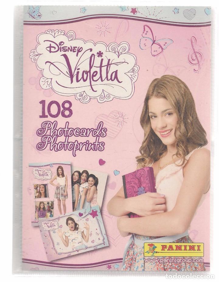 Collezionismo Album: DISNEY VIOLETTA. 108 PHOTOCARDS/PHOTOPRINTS. PANINI. INCOMPLETO. (z/8)