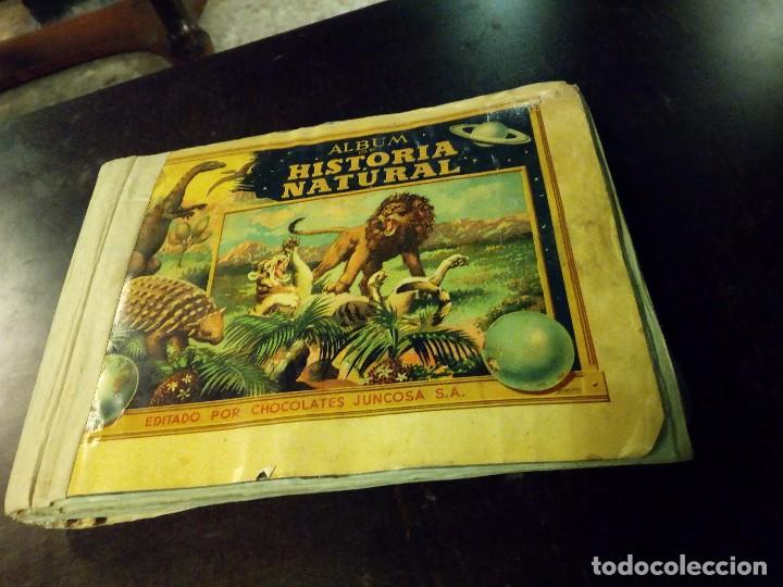 Collezionismo Album: &Agrave;LBUM CHOCOLATES JUNCOSA HISTORIA NATURAL mas o menos esta la mitad de los cromos