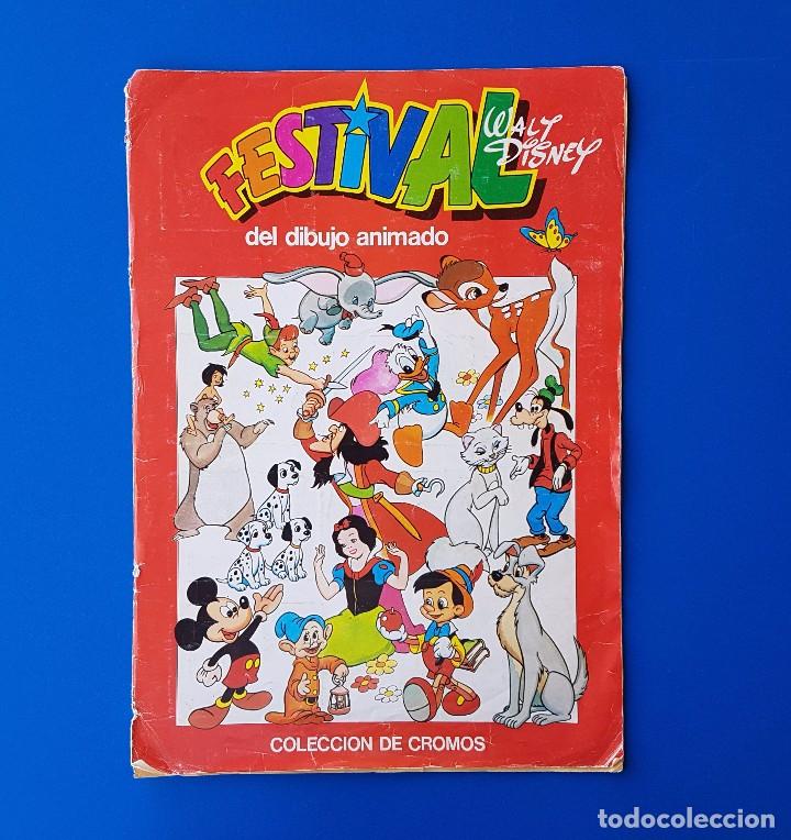 Collectionnisme Albums: ALBUM FESTIVAL DEL DIBUJO ANIMADO WALT DISNEY DE PACOSA (FALTAN LOS CROMOS N&ordm; 6 Y 34) -1981