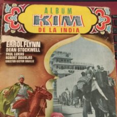 Coleccionismo Álbumes: ALBUM DE CROMOS * KIM DE LA INDIA * INCOMPLETO CON 53 CROMOS