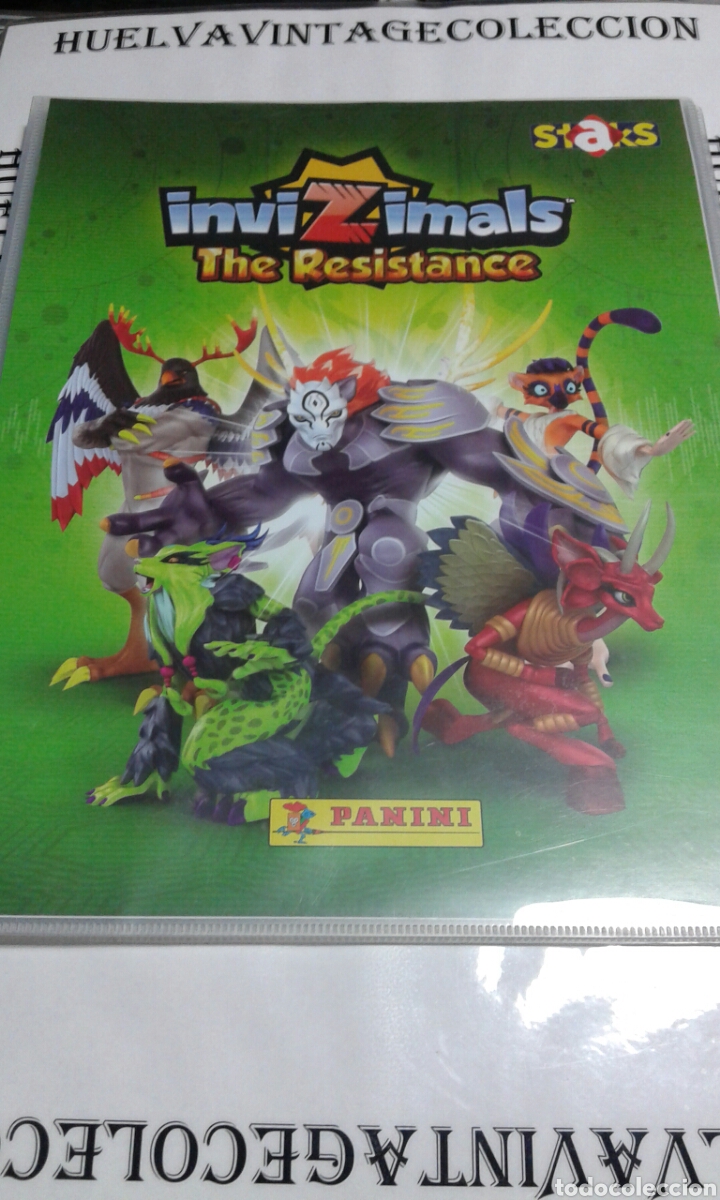 Coleccionismo &Aacute;lbumes: Album invizimals . The resistance. ( contiene 8 cromos ).