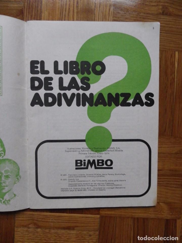 Coleccionismo &aacute;lbumes: EL LIBRO DE LAS ADIVINANZAS BIMBO - Foto 5