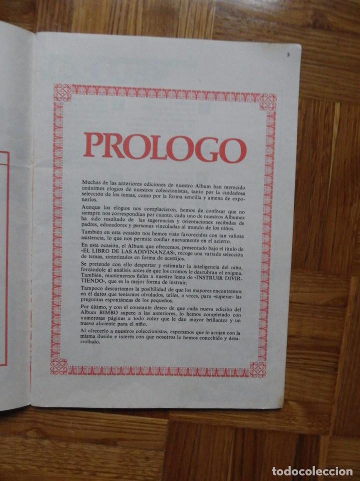 Coleccionismo &aacute;lbumes: EL LIBRO DE LAS ADIVINANZAS BIMBO - Foto 7